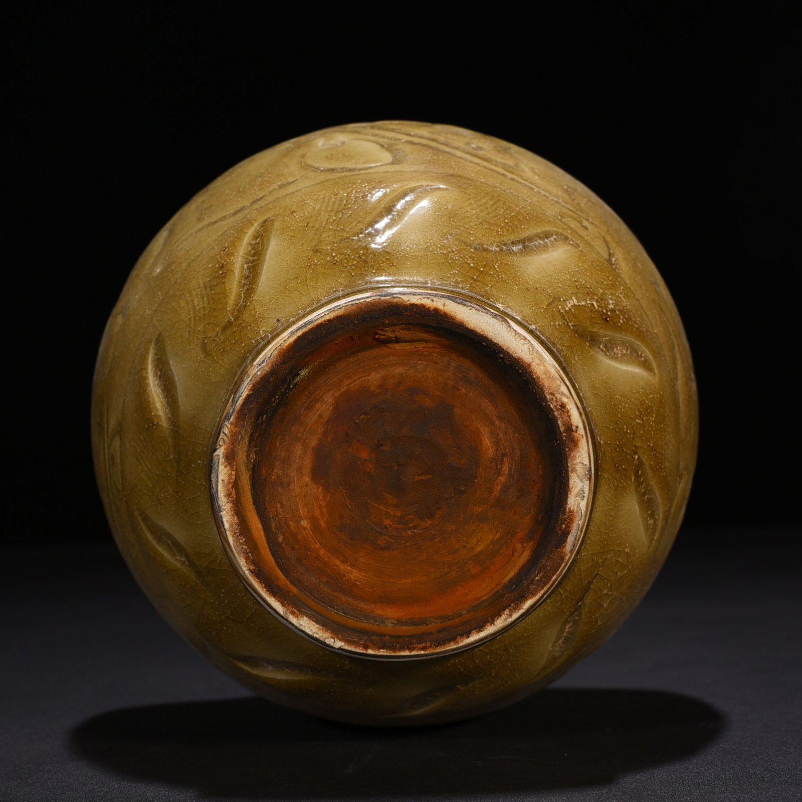 Song Dynasty Yaozhou kiln carved flower pattern vase