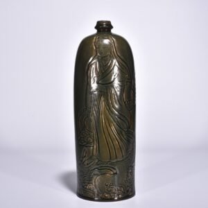 Song Dynasty Yaozhou kiln celadon plum vase
