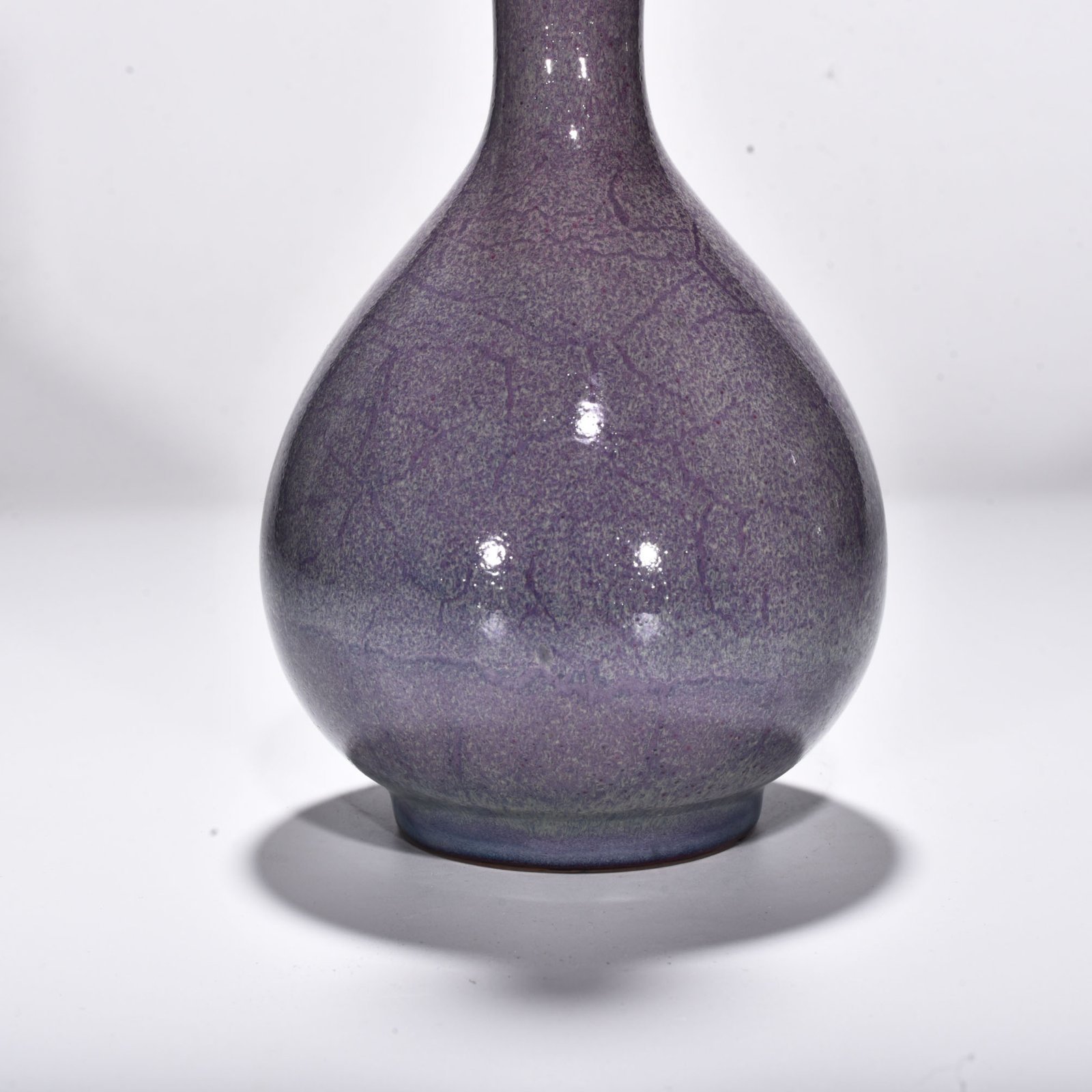 Song Dynasty Jun kiln lilac purple glaze bile bottle