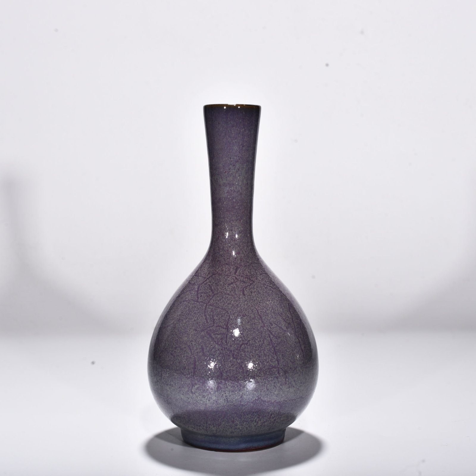 Song Dynasty Jun kiln lilac purple glaze bile bottle