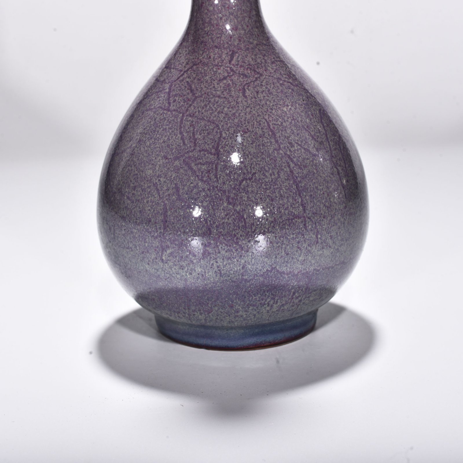 Song Dynasty Jun kiln lilac purple glaze bile bottle