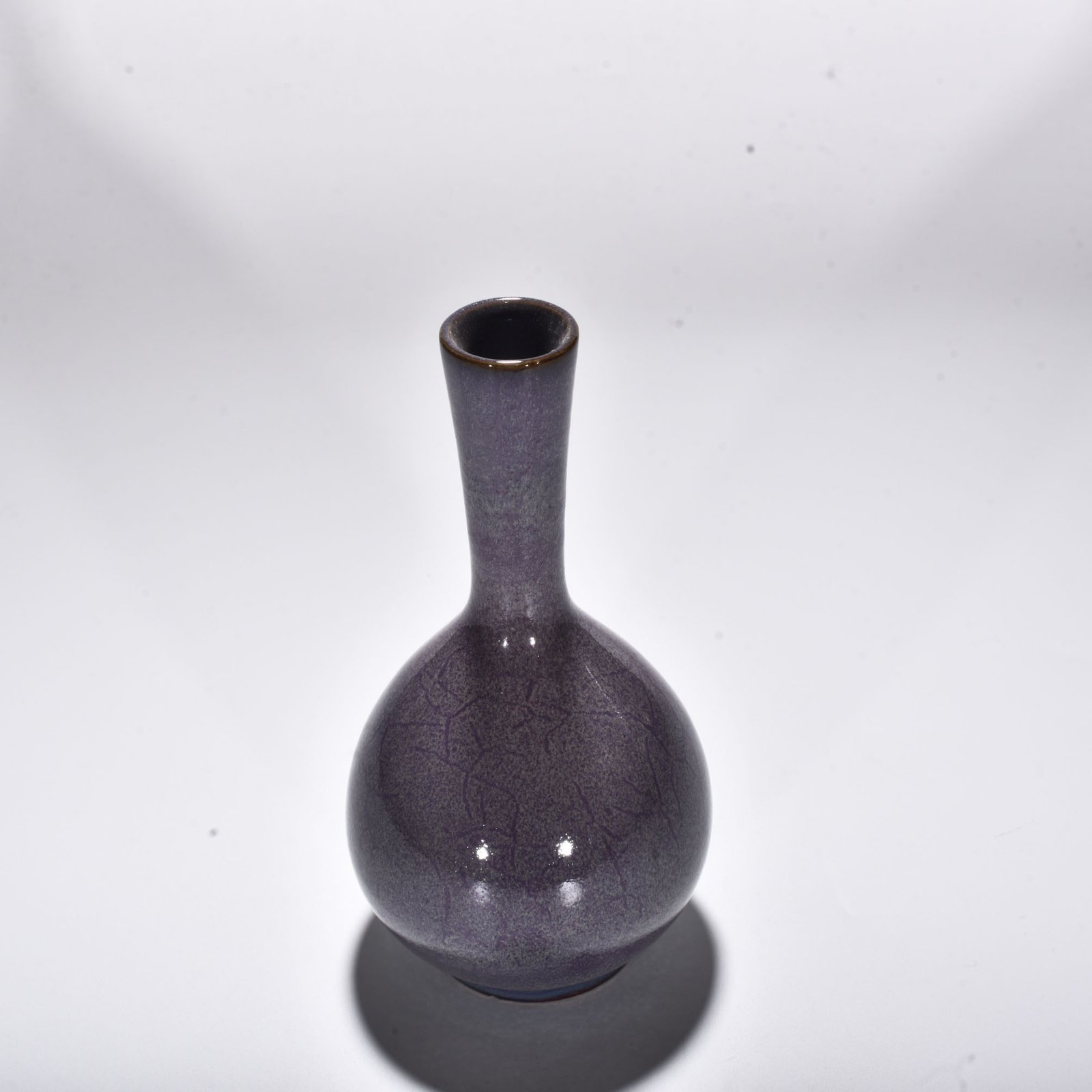Song Dynasty Jun kiln lilac purple glaze bile bottle