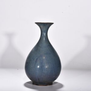 Song Dynasty Jun kiln lilac purple glaze earthworm mud pattern jade pot spring vase