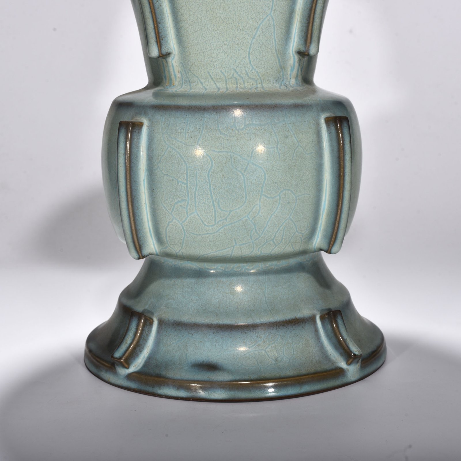 Song Dynasty Sky blue glaze halberd statue from Jun kiln