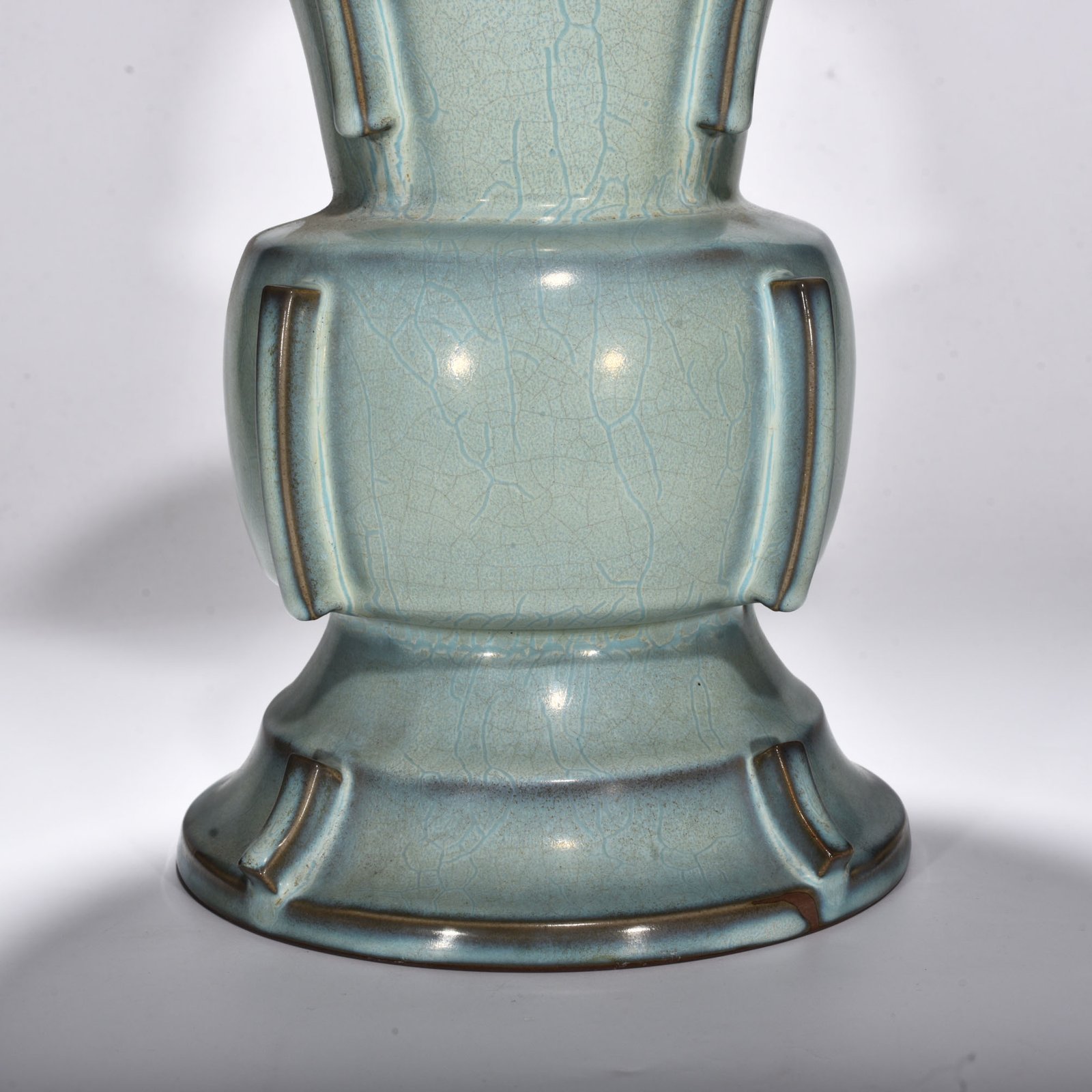 Song Dynasty Sky blue glaze halberd statue from Jun kiln