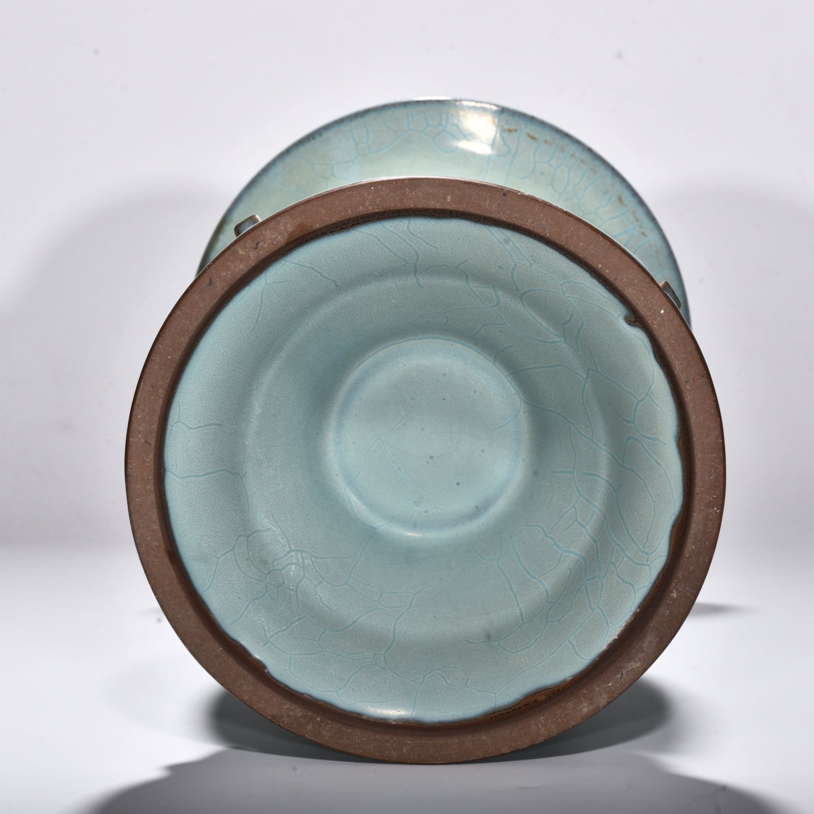 Song Dynasty Sky blue glaze halberd statue from Jun kiln