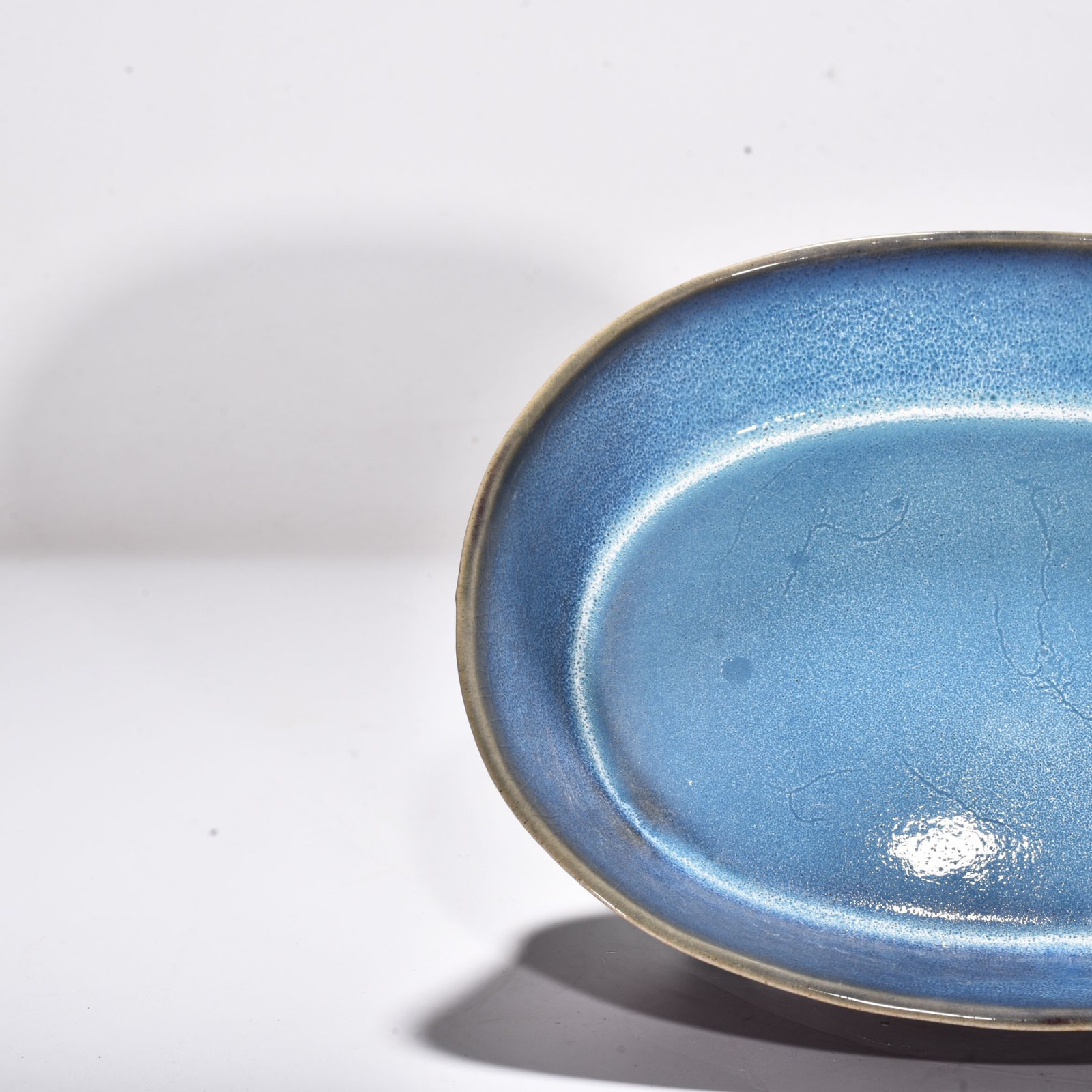 Song Dynasty Jun kiln rose purple glaze narcissus basin