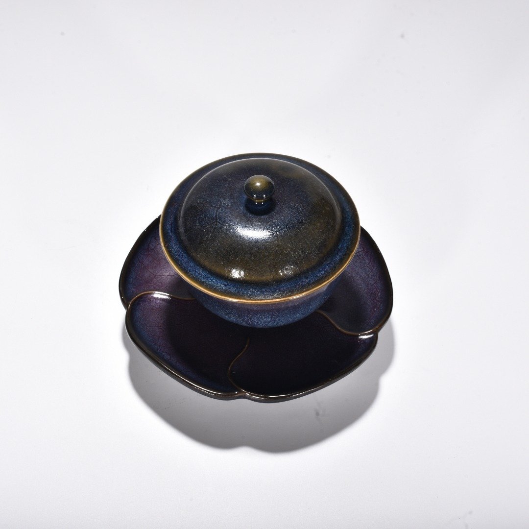 Song Dynasty Jun kiln rose purple glaze covered bowl