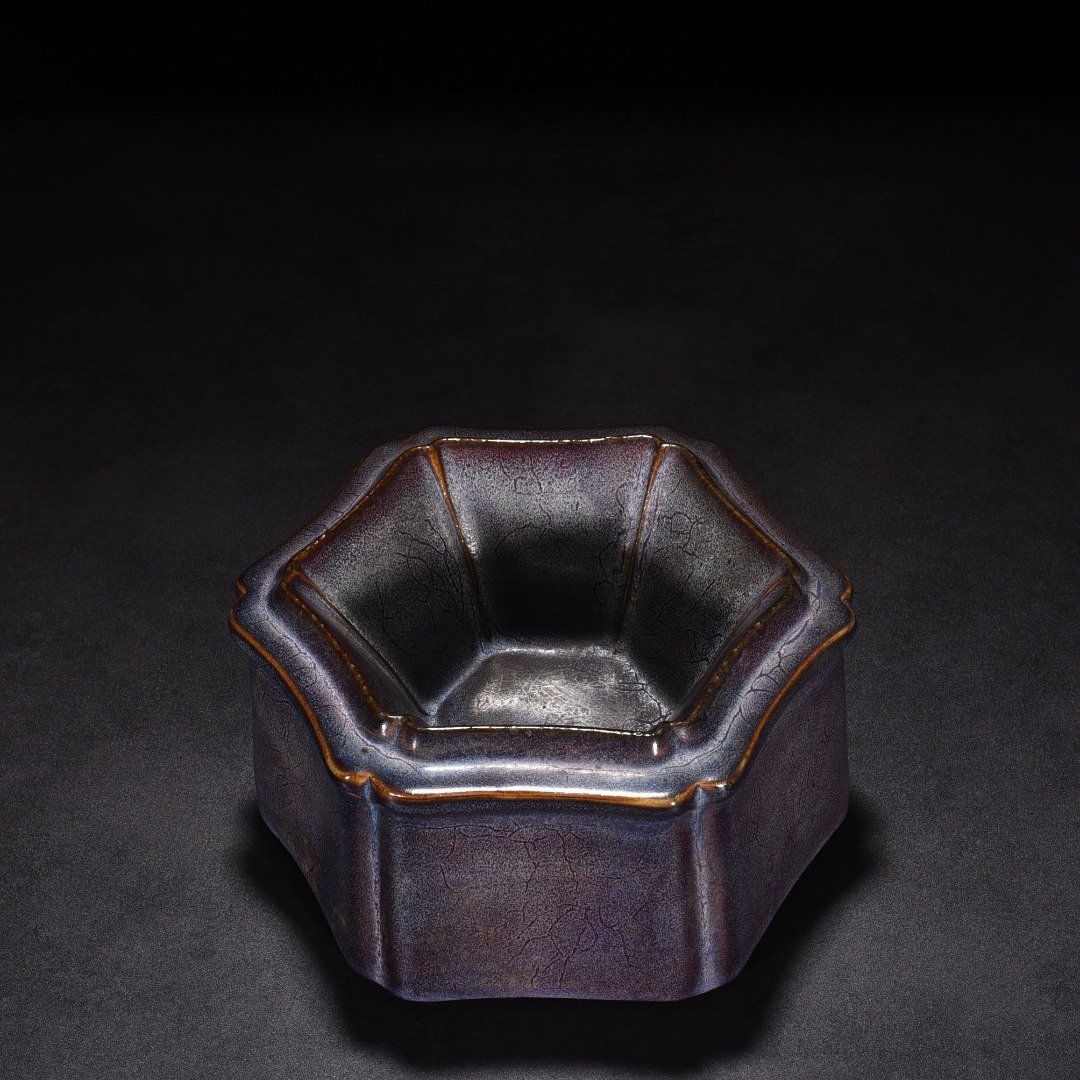 Song Dynasty Jun kiln rose purple glaze box