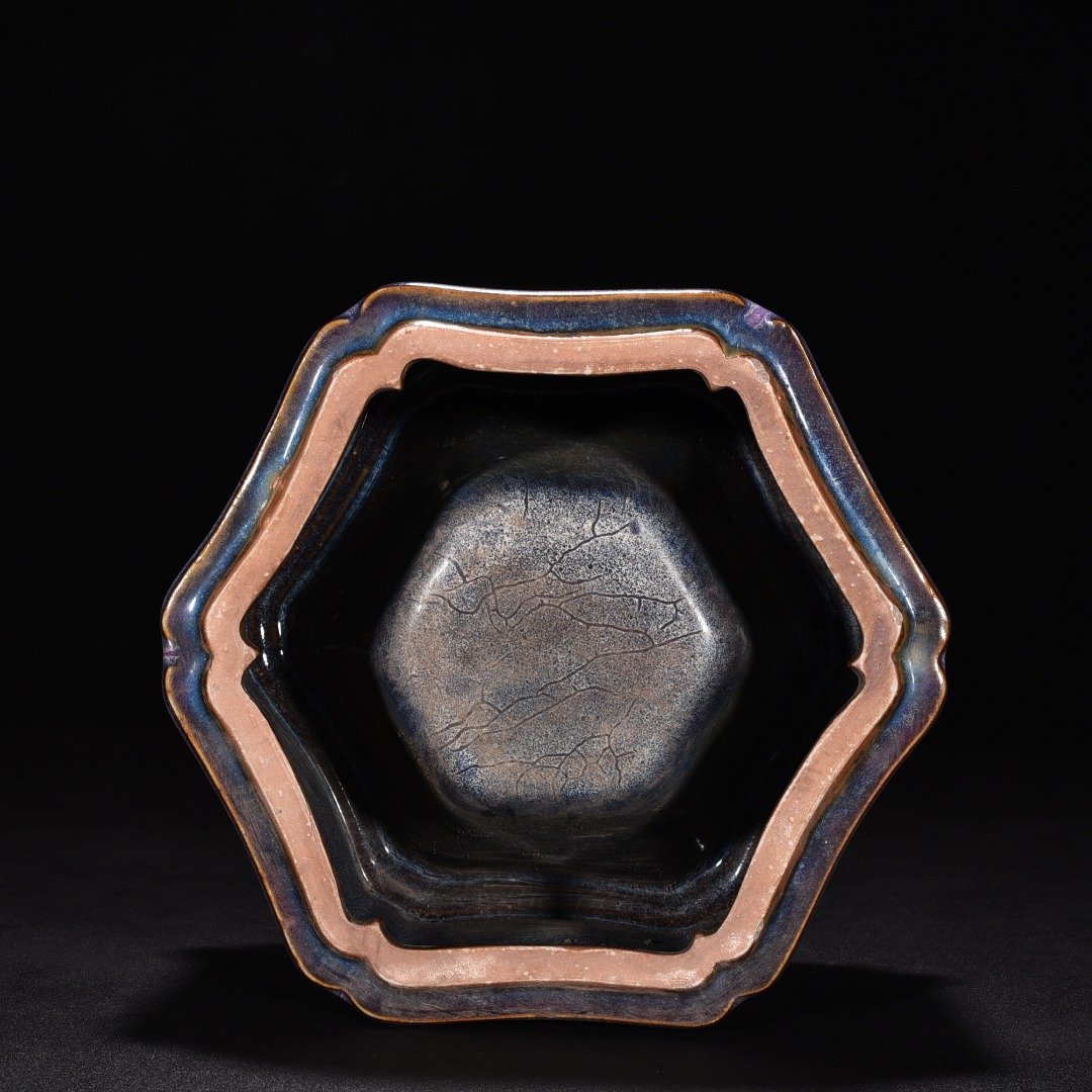 Song Dynasty Jun kiln rose purple glaze box