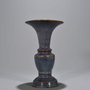 Song Dynasty Jun kiln rose purple glaze heavy style flower goblet