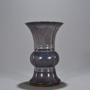 Song Dynasty Jun Kiln Rose Purple Glaze Heavy Harmony Flower Goblet
