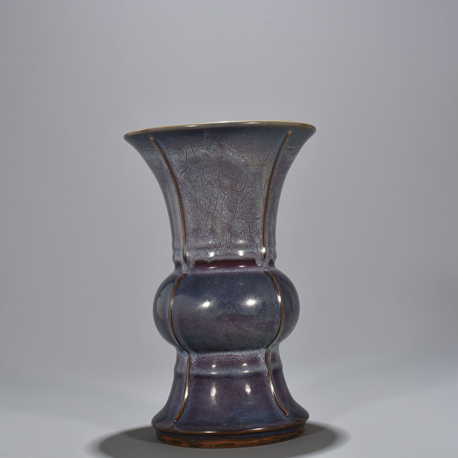Song Dynasty Jun Kiln Rose Purple Glaze Heavy Harmony Flower Goblet