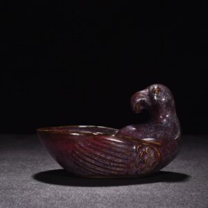 Song Dynasty Jun Kiln Rose Purple Glaze Parrot Wash
