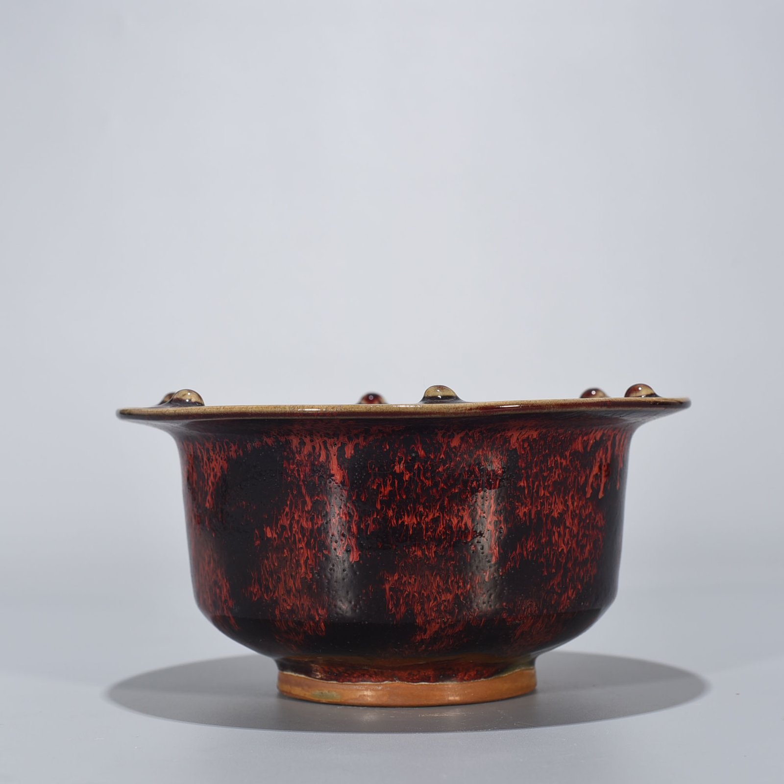 Song Dynasty Jun kiln  with inscriptions folded and washed