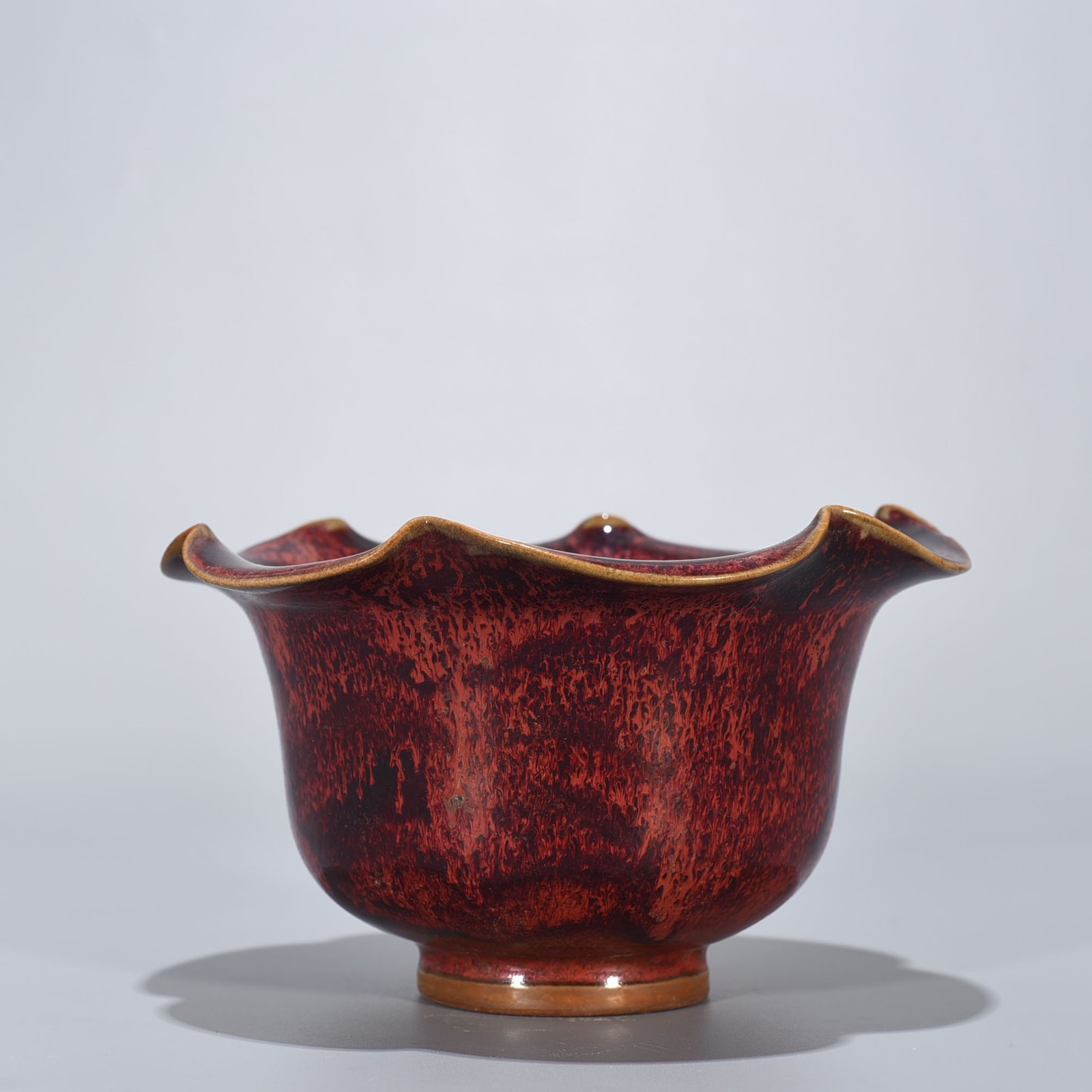 Song Dynasty Jun kiln inscribed Kui mouth bowl