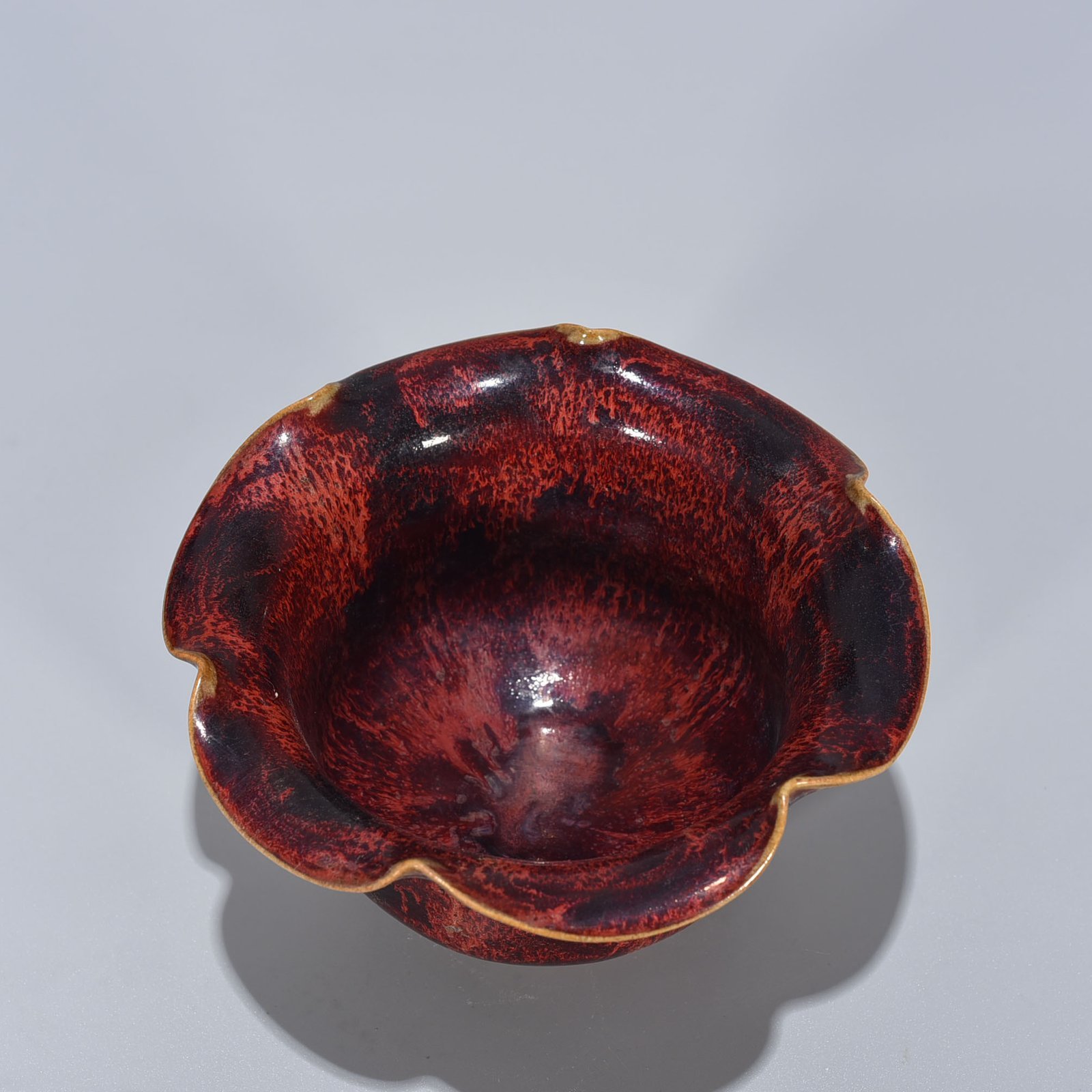 Song Dynasty Jun kiln inscribed Kui mouth bowl
