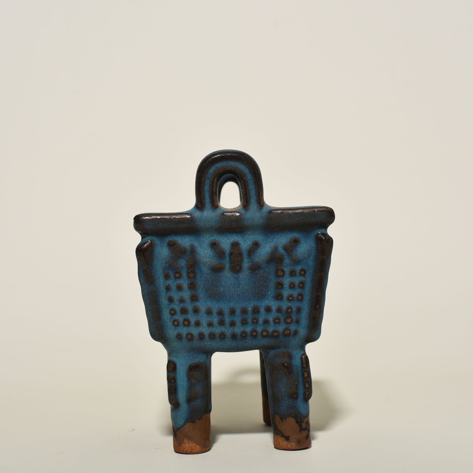 Song Dynasty Jun kiln transformed into square tripod square furnace