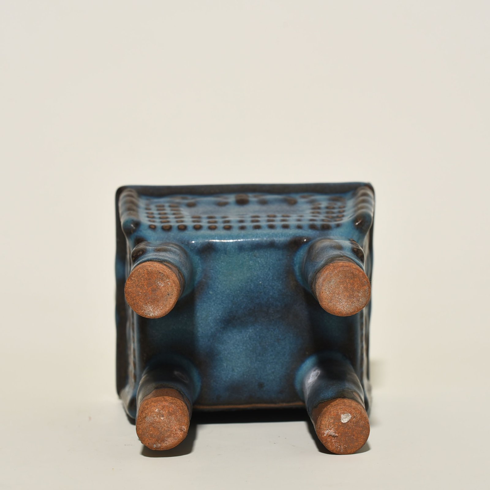 Song Dynasty Jun kiln transformed into square tripod square furnace