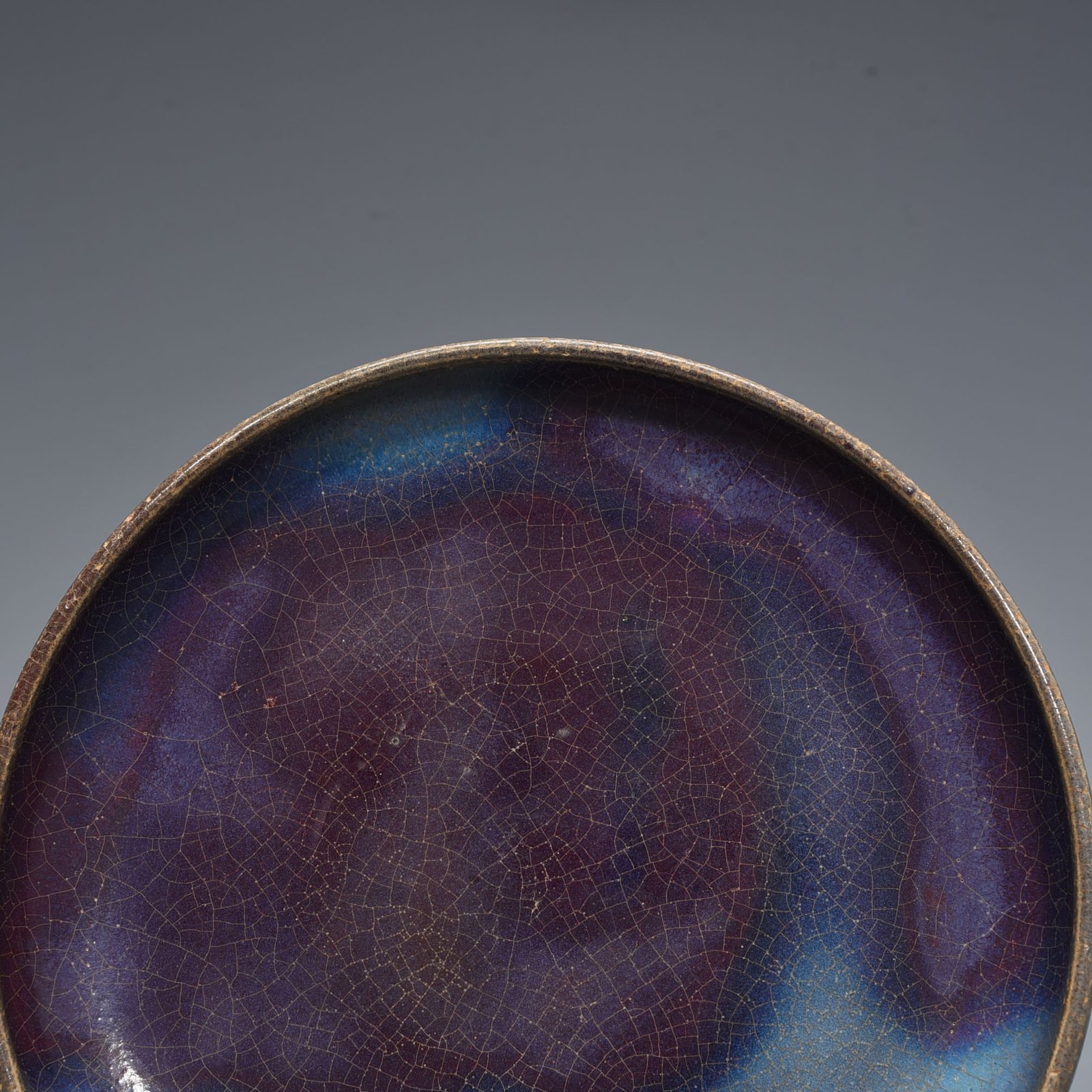 Song Dynasty Jun kiln variable glaze plate