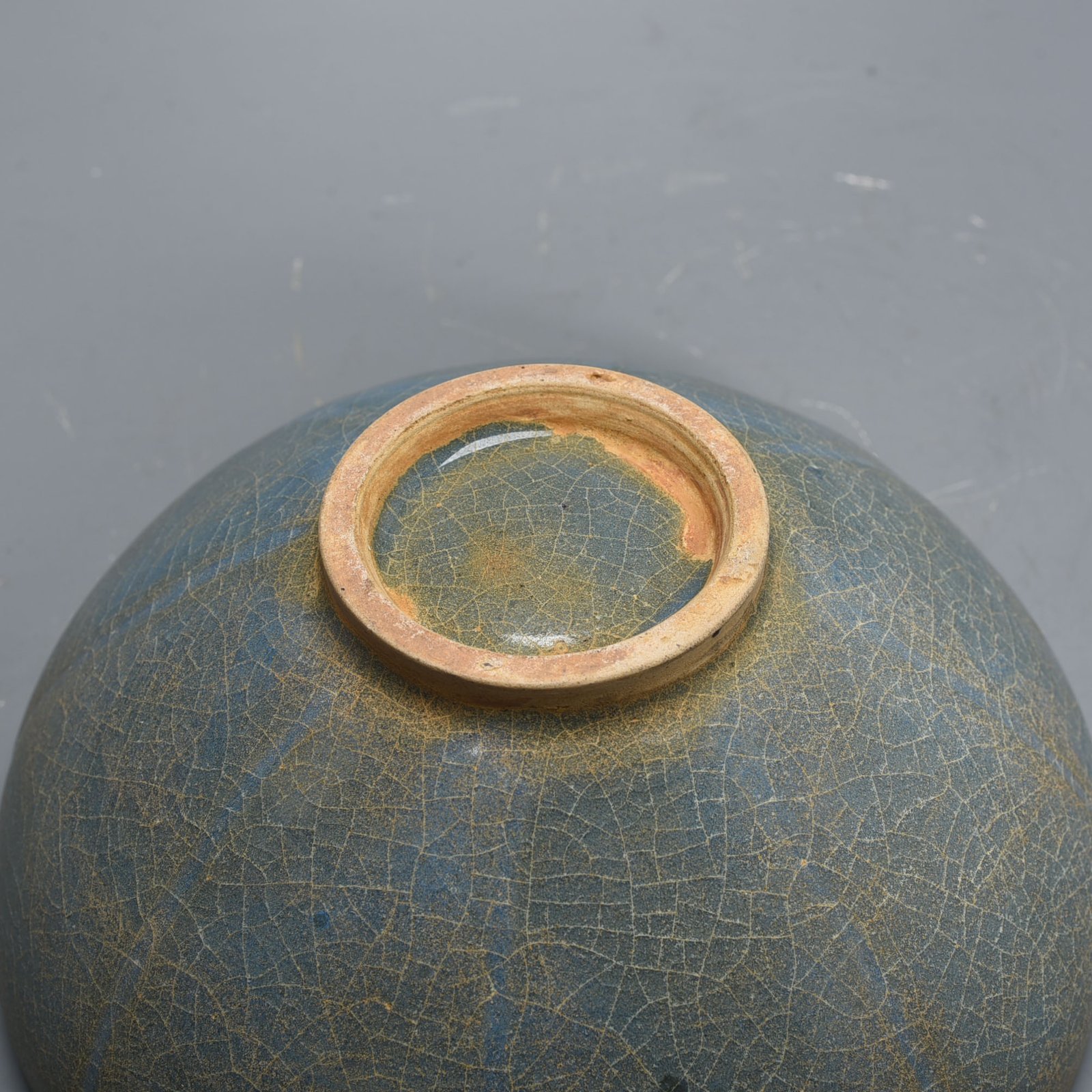 Song Dynasty Jun kiln variable glaze sunflower mouth bowl