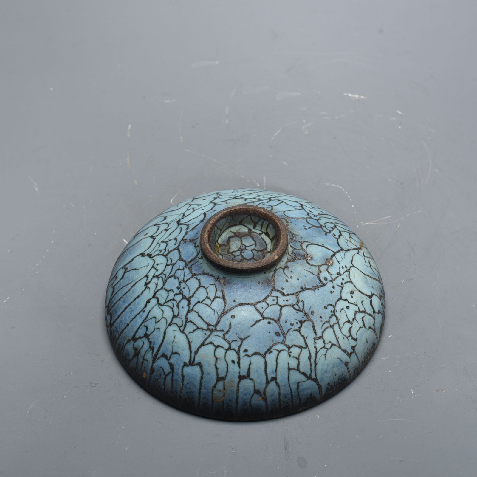 Song Dynasty Jun kiln iron line bowl