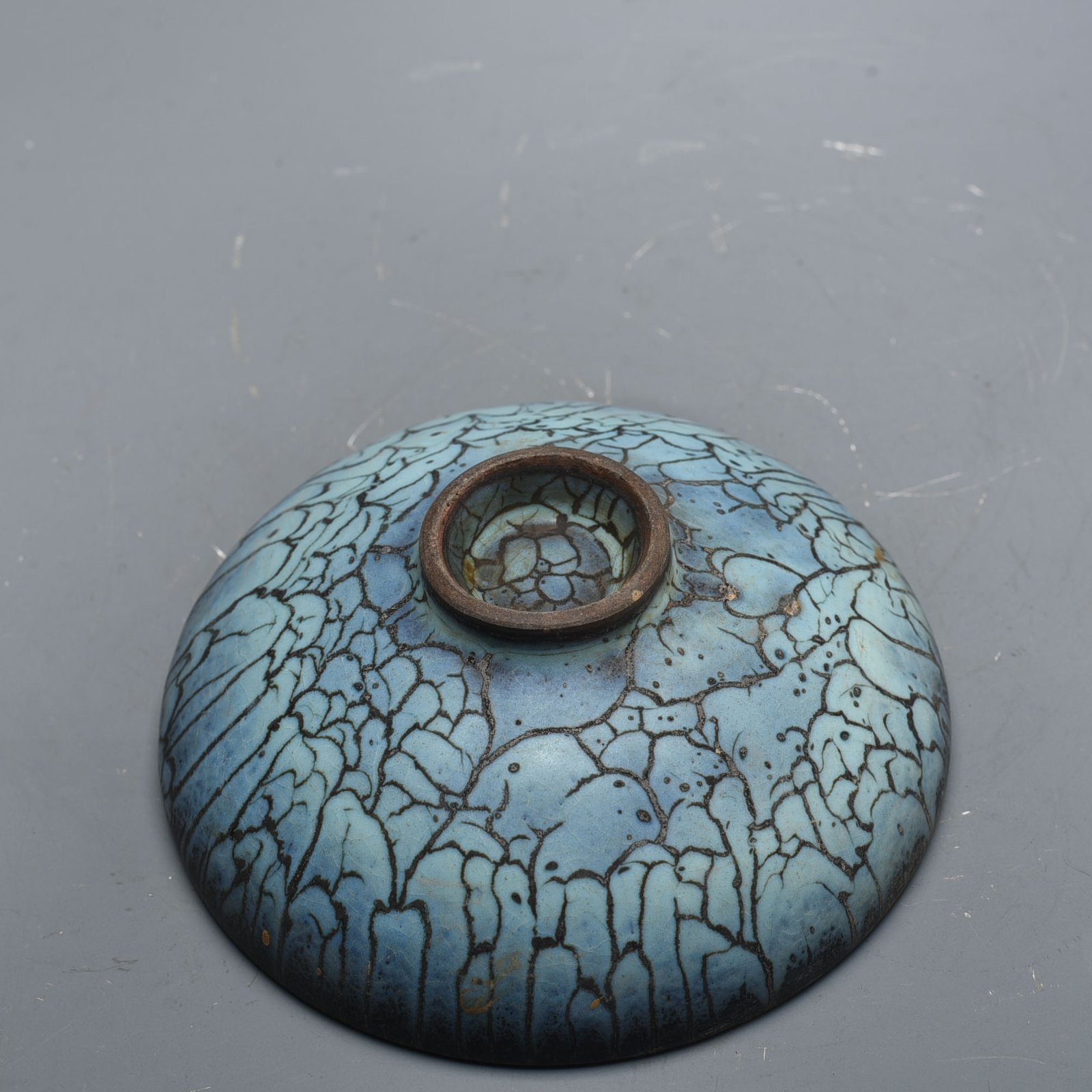 Song Dynasty Jun kiln iron line bowl