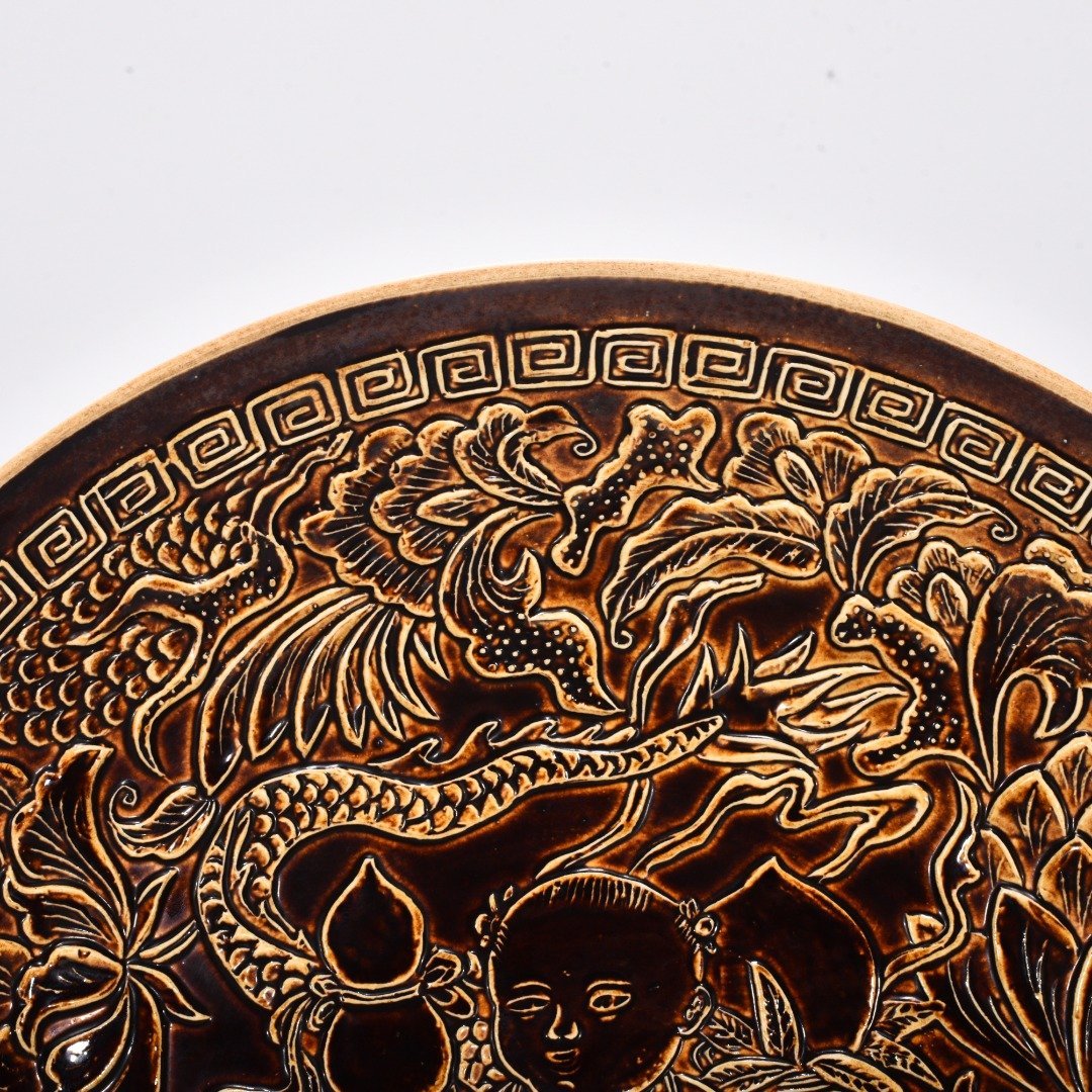 Song Dynasty Heiding Qilin gift-giving pattern bowl