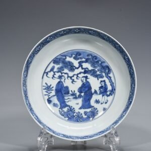 Ming Dynasty Wanli Wealth and Prosperity Changchun Character Story Plate