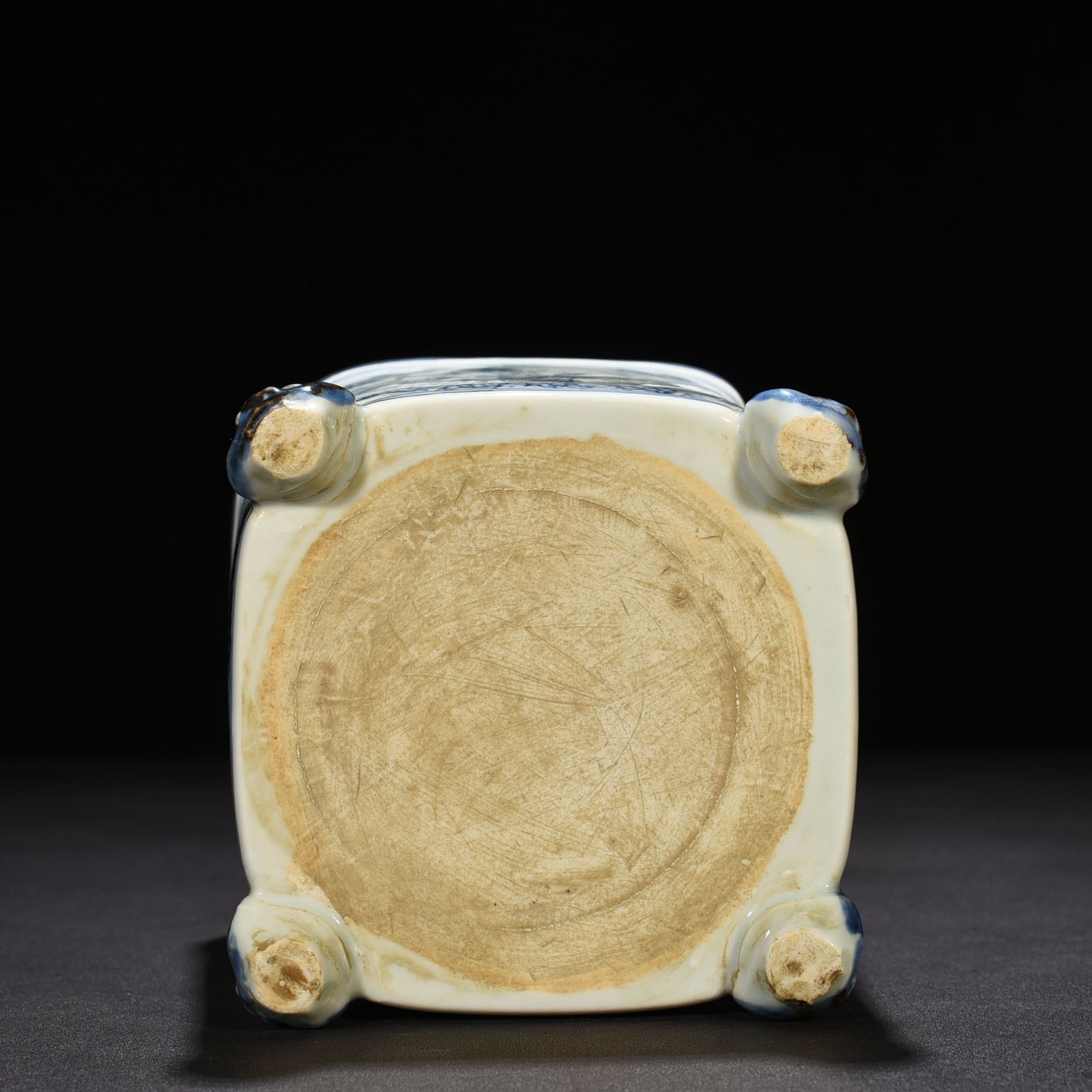 Ming Dynasty Blue and White Square Furnace