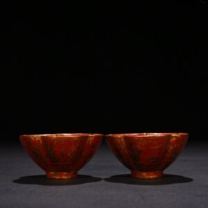 Ming Dynasty Xuande porcelain body lacquer bronze sunflower cup