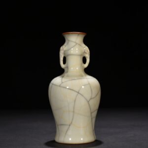 Ming Dynasty Chenghua Ge Kiln Elephant Ear Vase