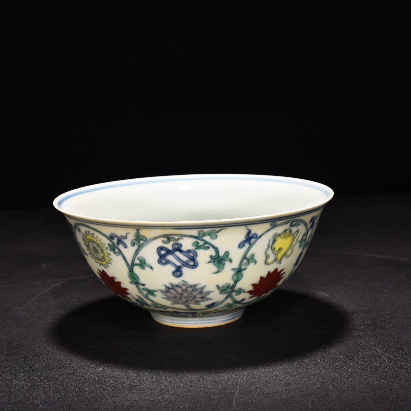 Ming Dynasty Chenghua doucai eight-treasure palace bowl