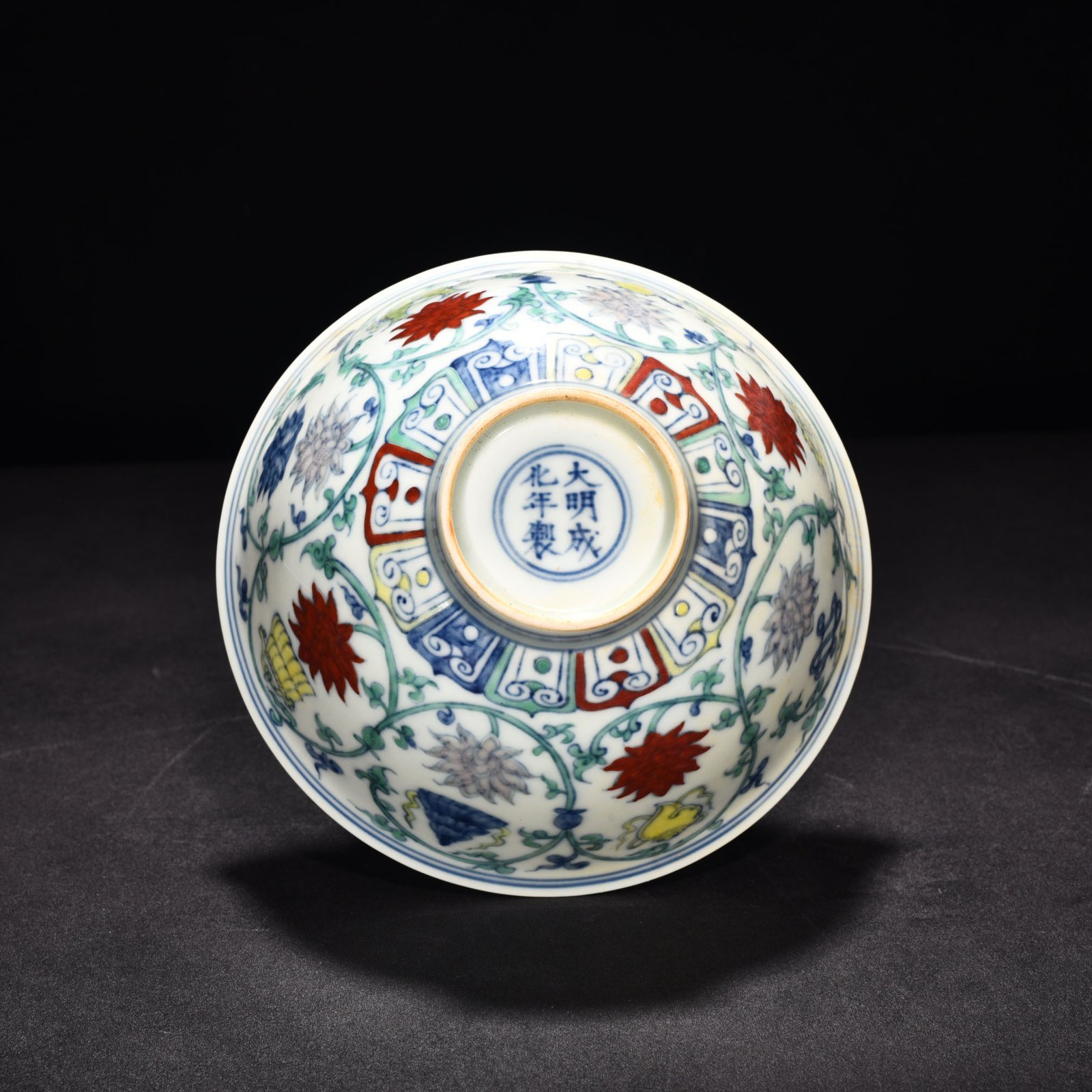 Ming Dynasty Chenghua doucai eight-treasure palace bowl