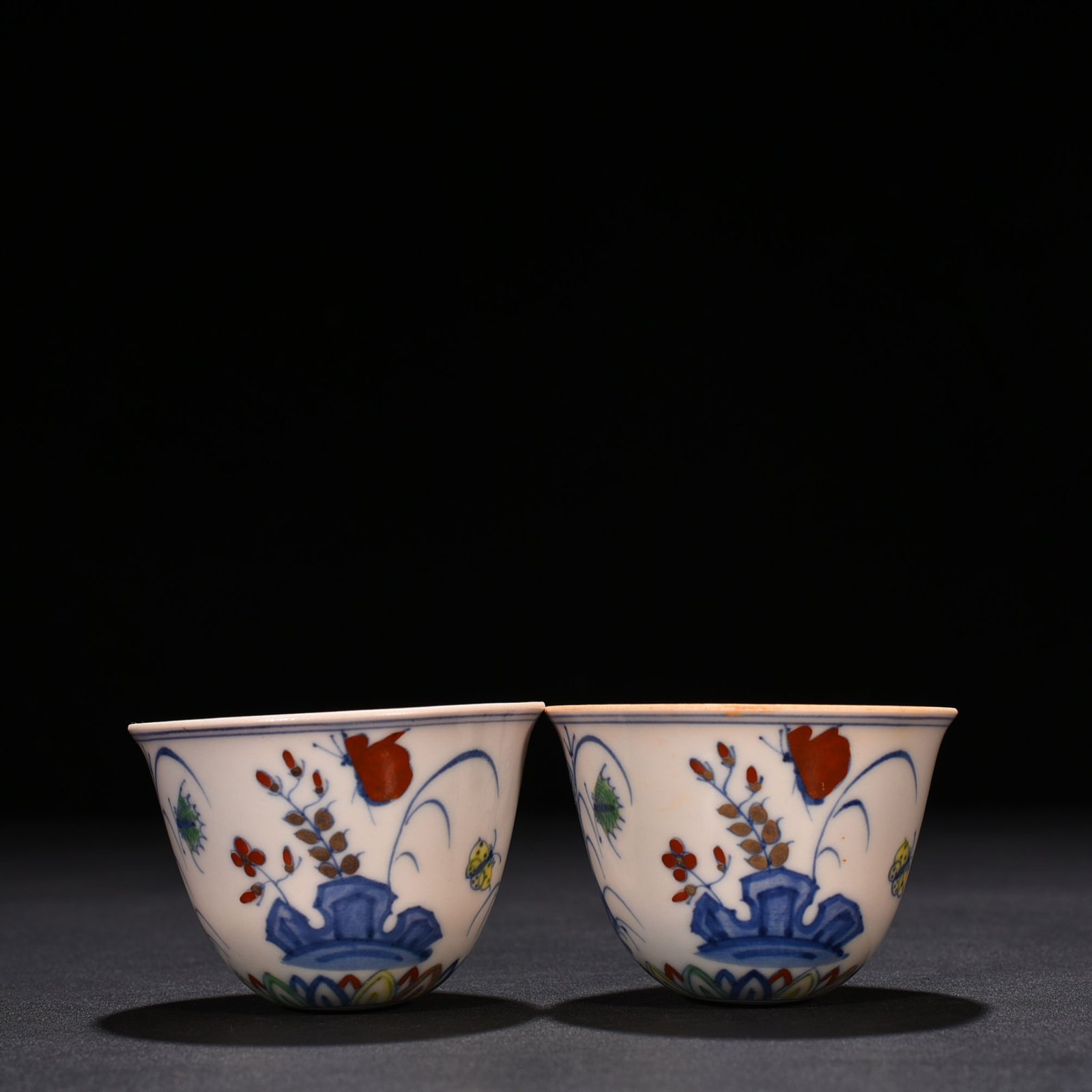 Ming Dynasty Chenghua Doucai Colorful Purple