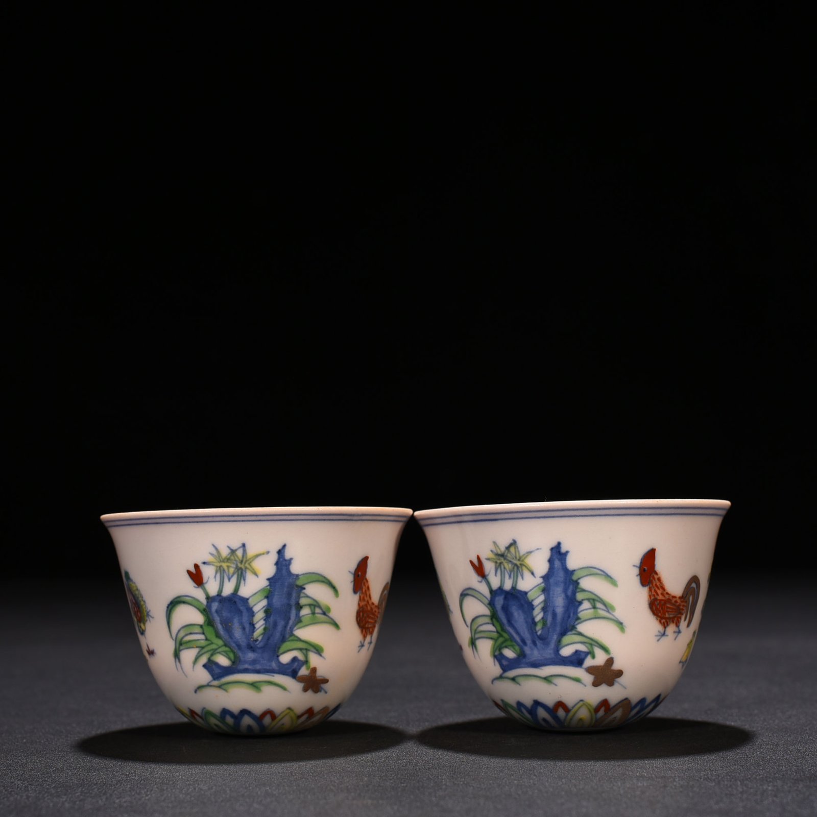 Ming Dynasty Chenghua Doucai Colorful Purple Concubine