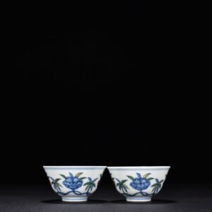 Ming Dynasty Chenghua okra flower cup
