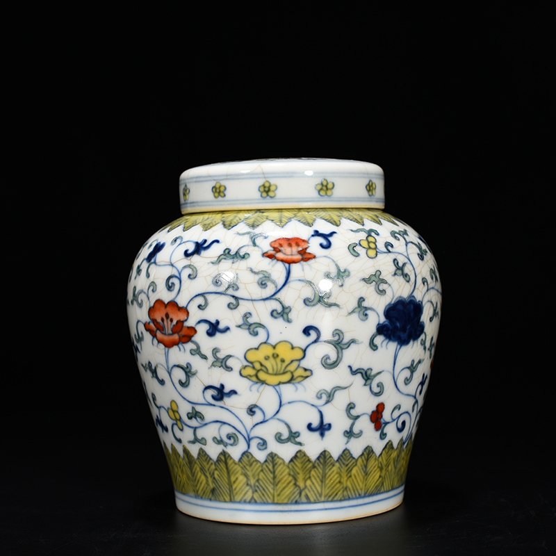 Ming Dynasty Chenghua Tianzi Jar with entwined branches
