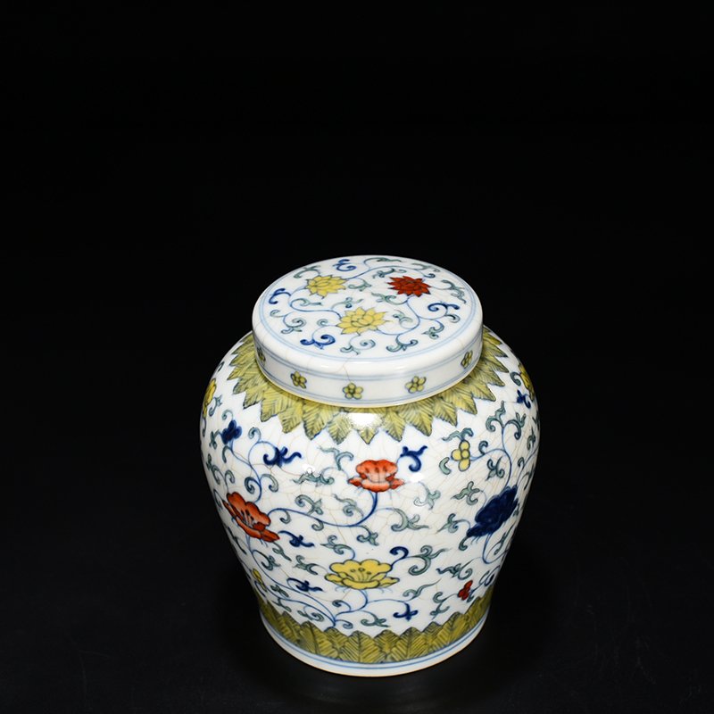 Ming Dynasty Chenghua Tianzi Jar with entwined branches