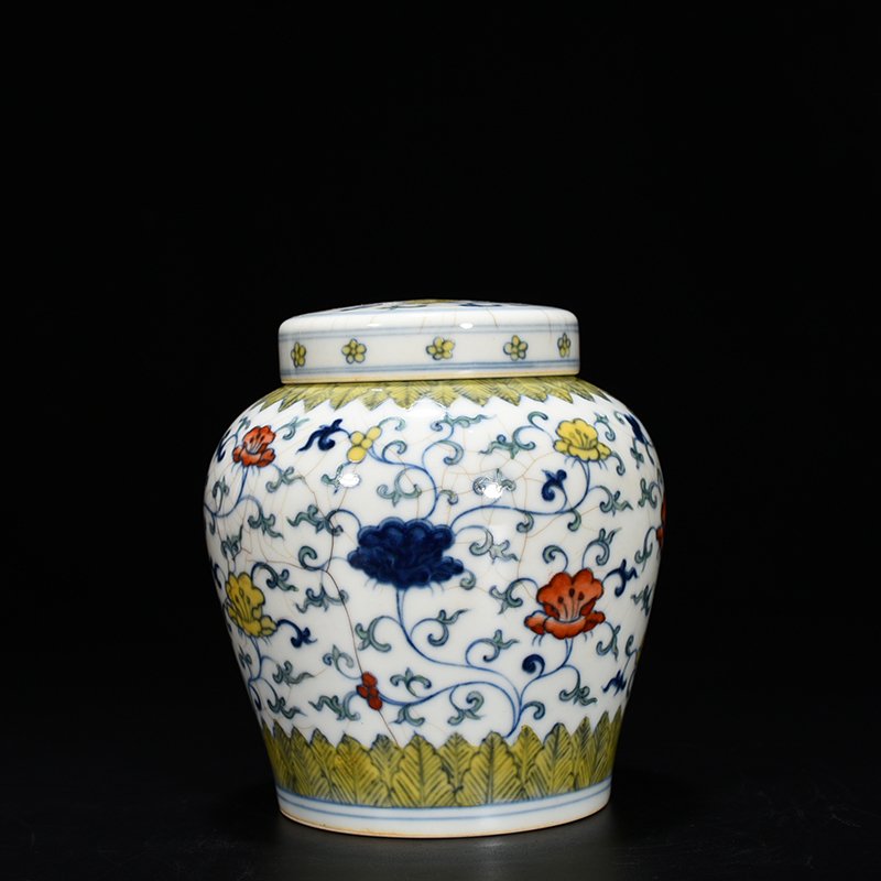 Ming Dynasty Chenghua Tianzi Jar with entwined branches