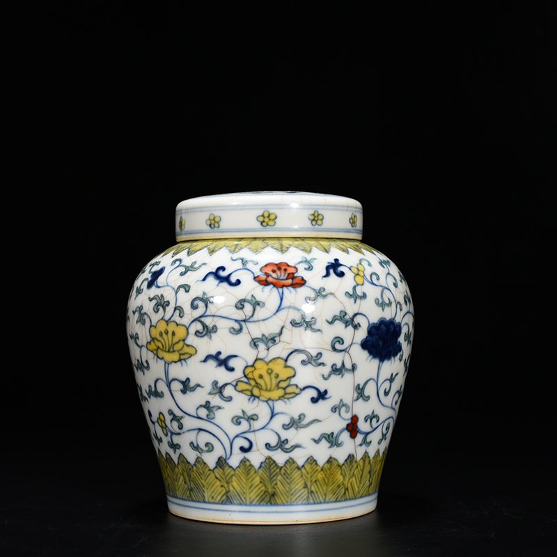 Ming Dynasty Chenghua Tianzi Jar with entwined branches