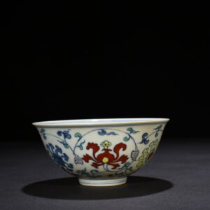 Ming Dynasty Chenghua palace bowl with entwined branches and florals