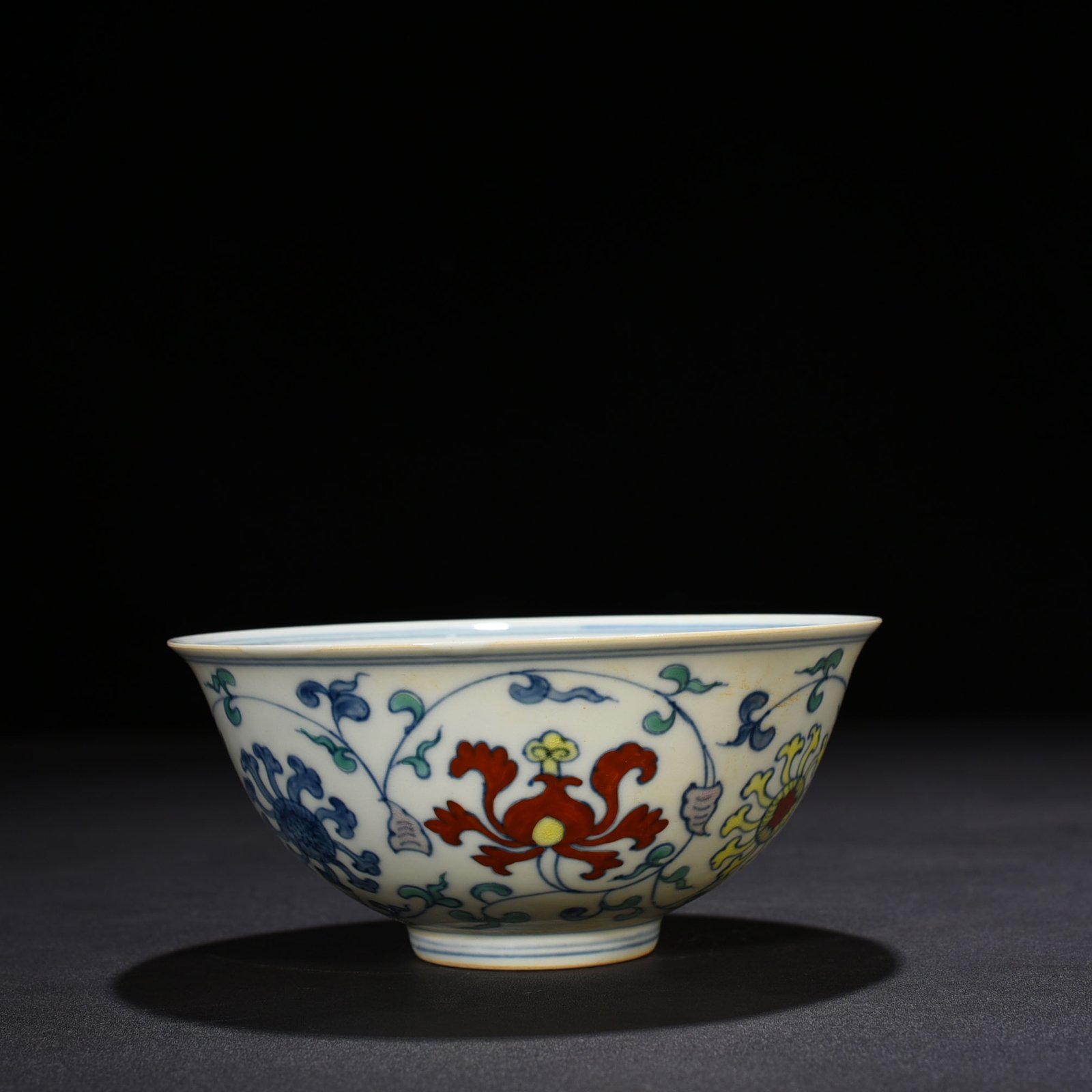 Ming Dynasty Chenghua palace bowl with entwined branches and florals