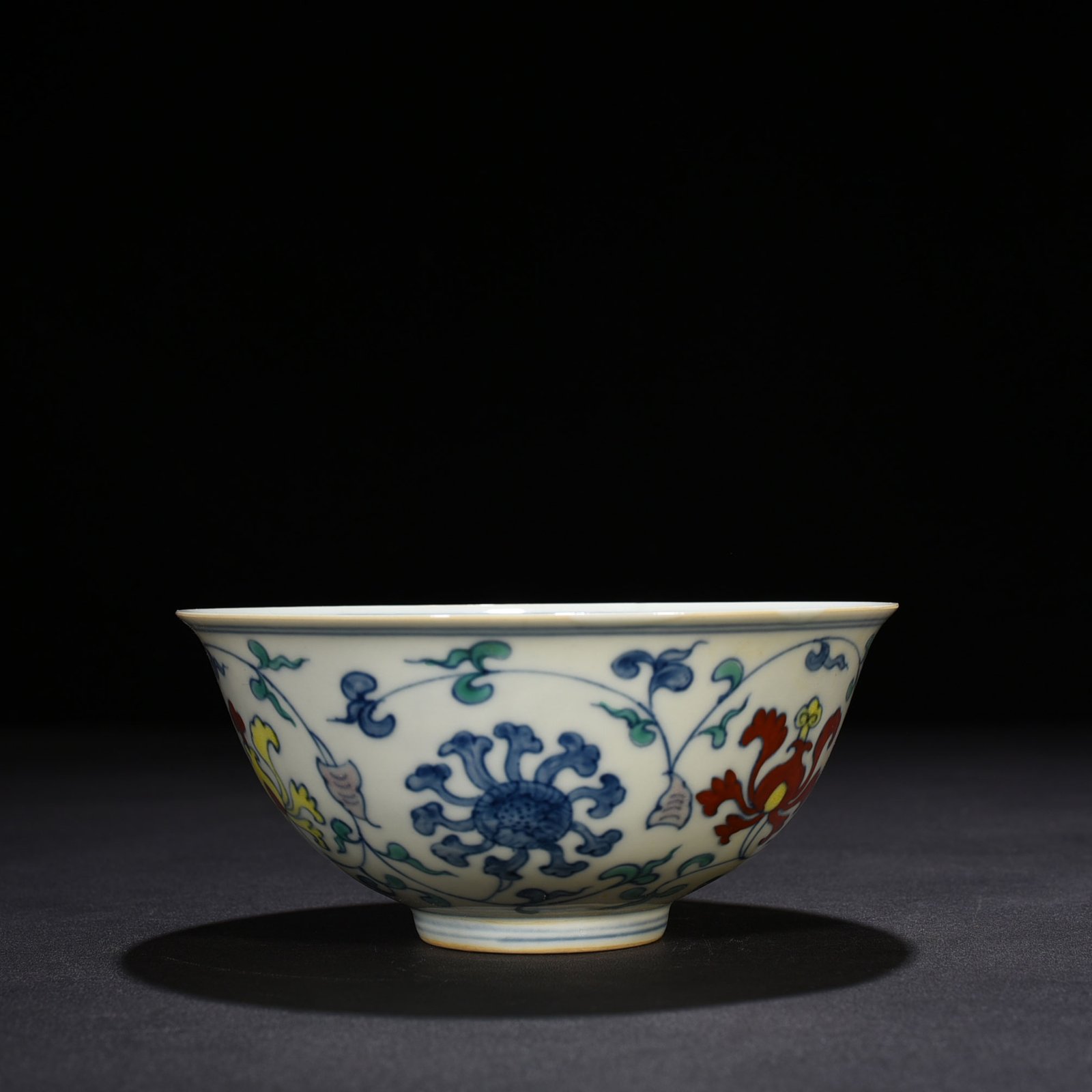 Ming Dynasty Chenghua palace bowl with entwined branches and florals