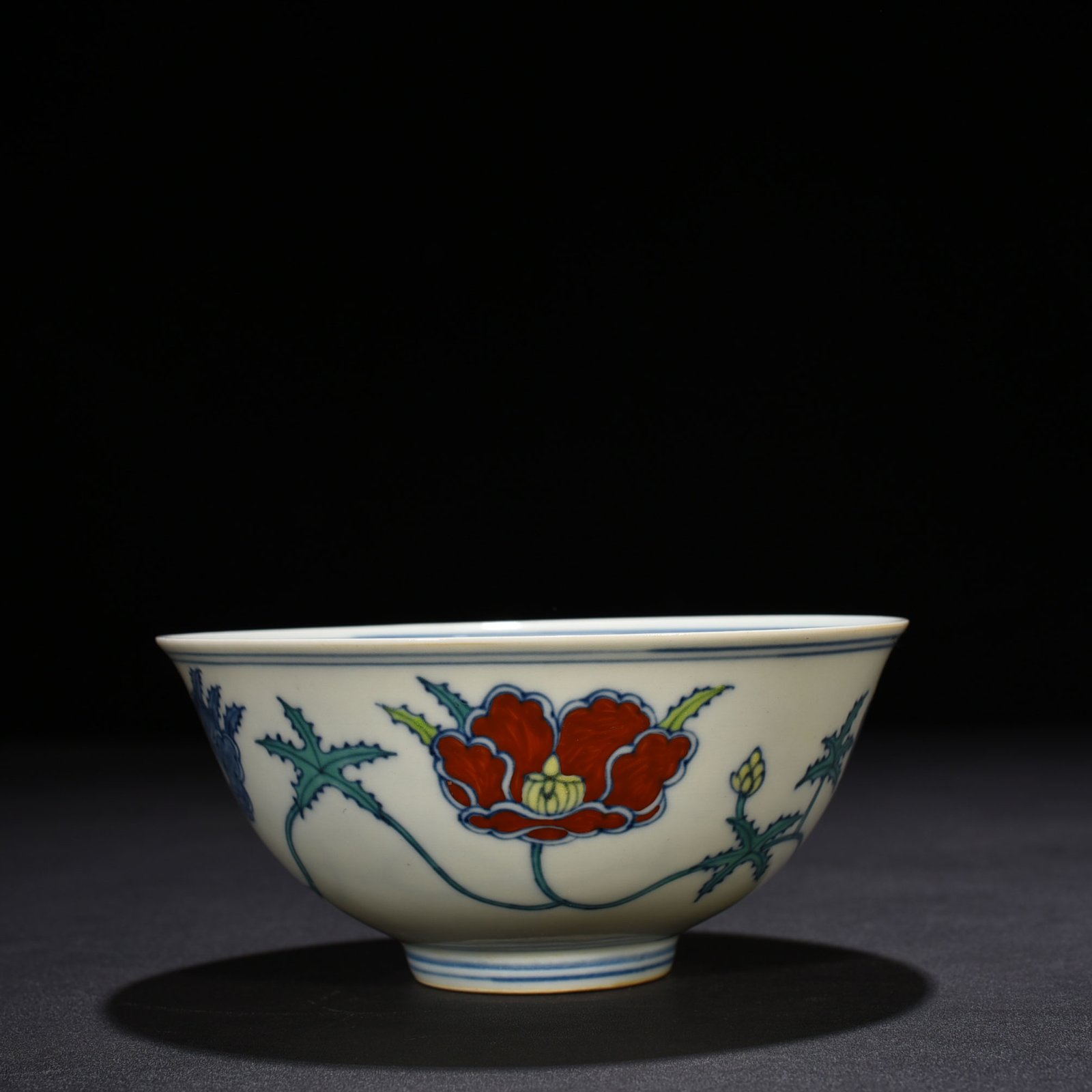 Ming Dynasty Chenghua palace bowl with intertwined branches and floral