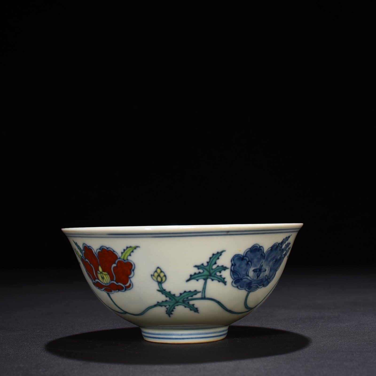 Ming Dynasty Chenghua palace bowl with intertwined branches and floral