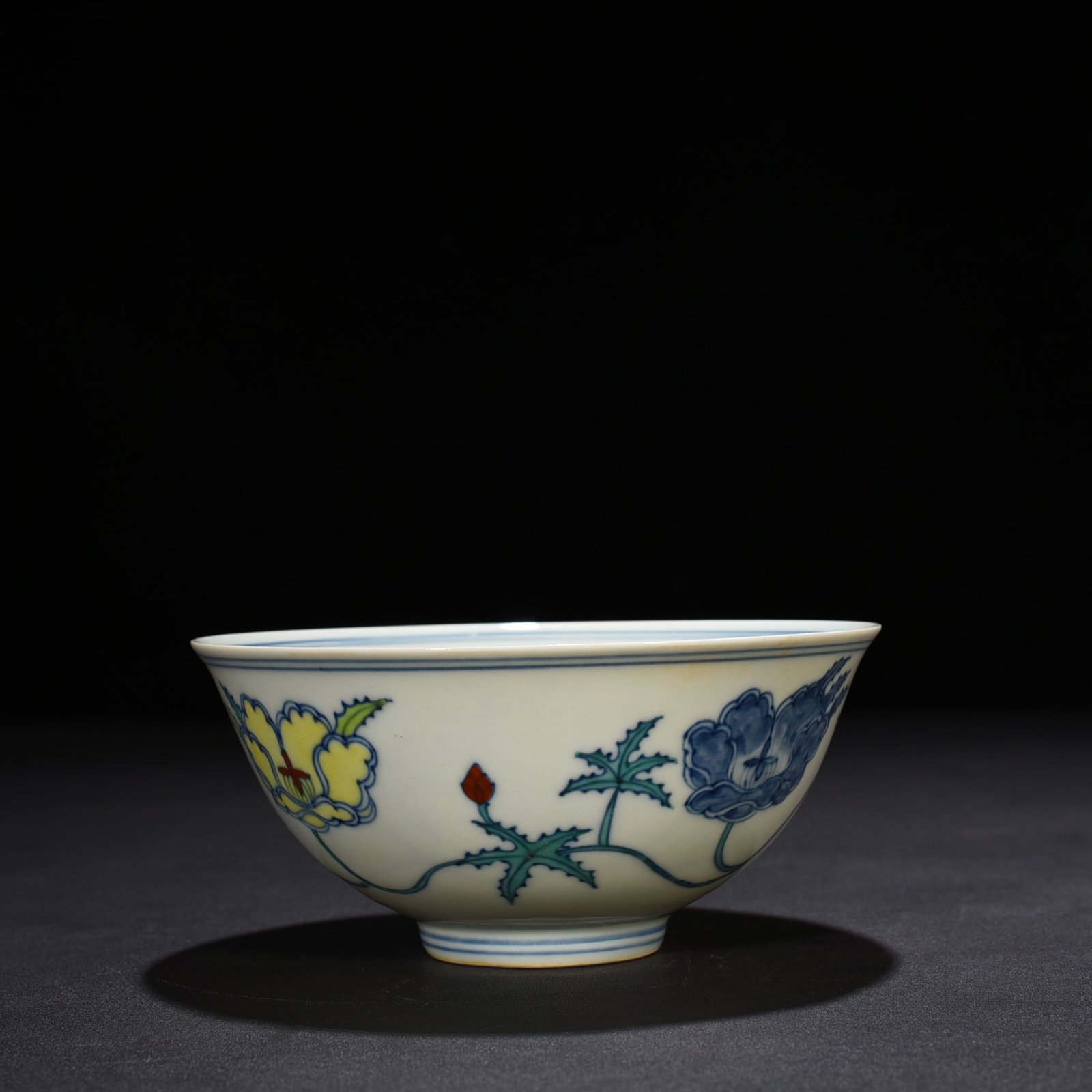 Ming Dynasty Chenghua palace bowl with intertwined branches and floral