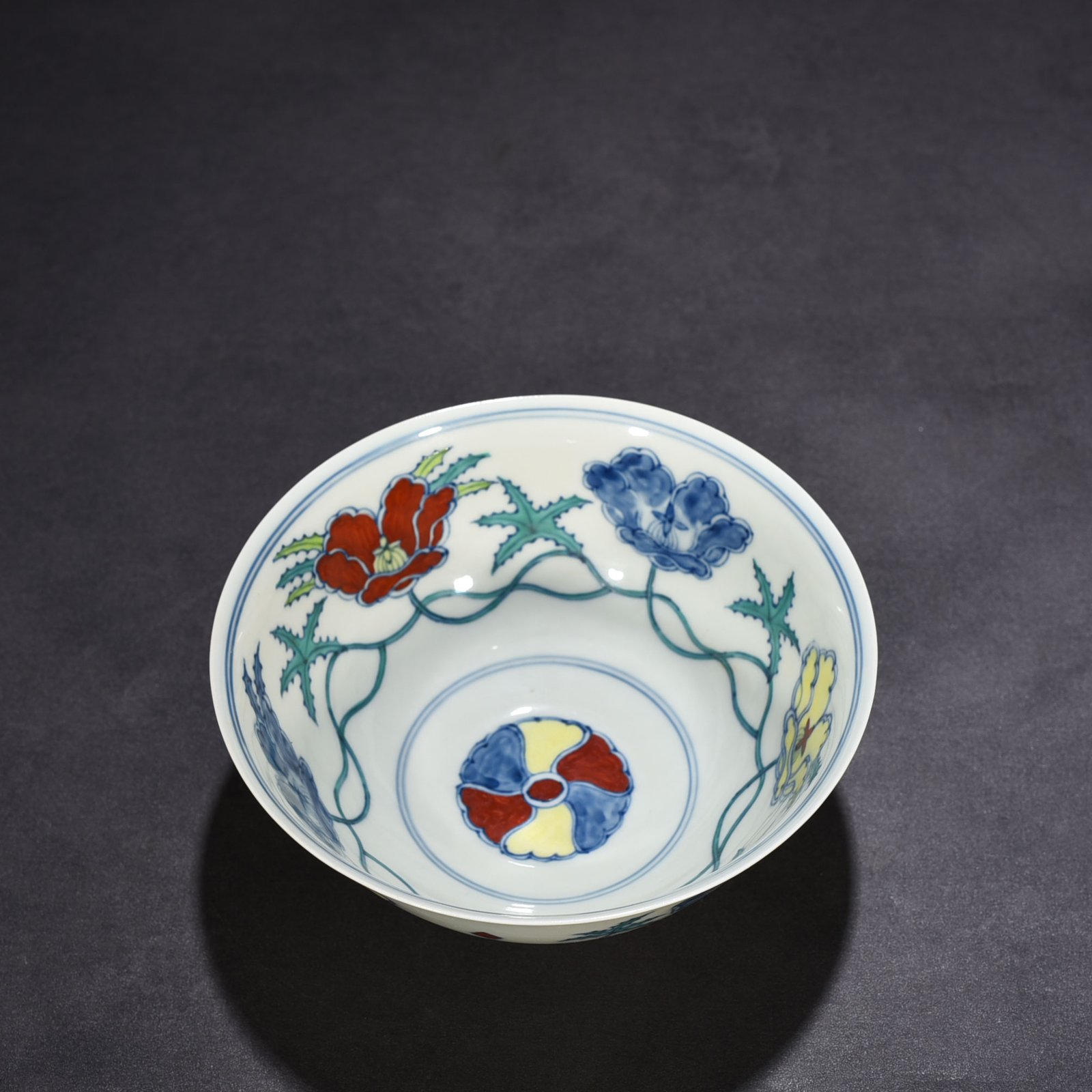 Ming Dynasty Chenghua palace bowl with intertwined branches and floral