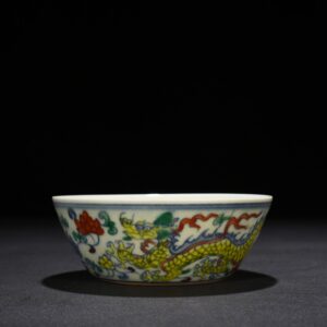 Ming Dynasty Chenghua bowl with wrapped branches and dragon