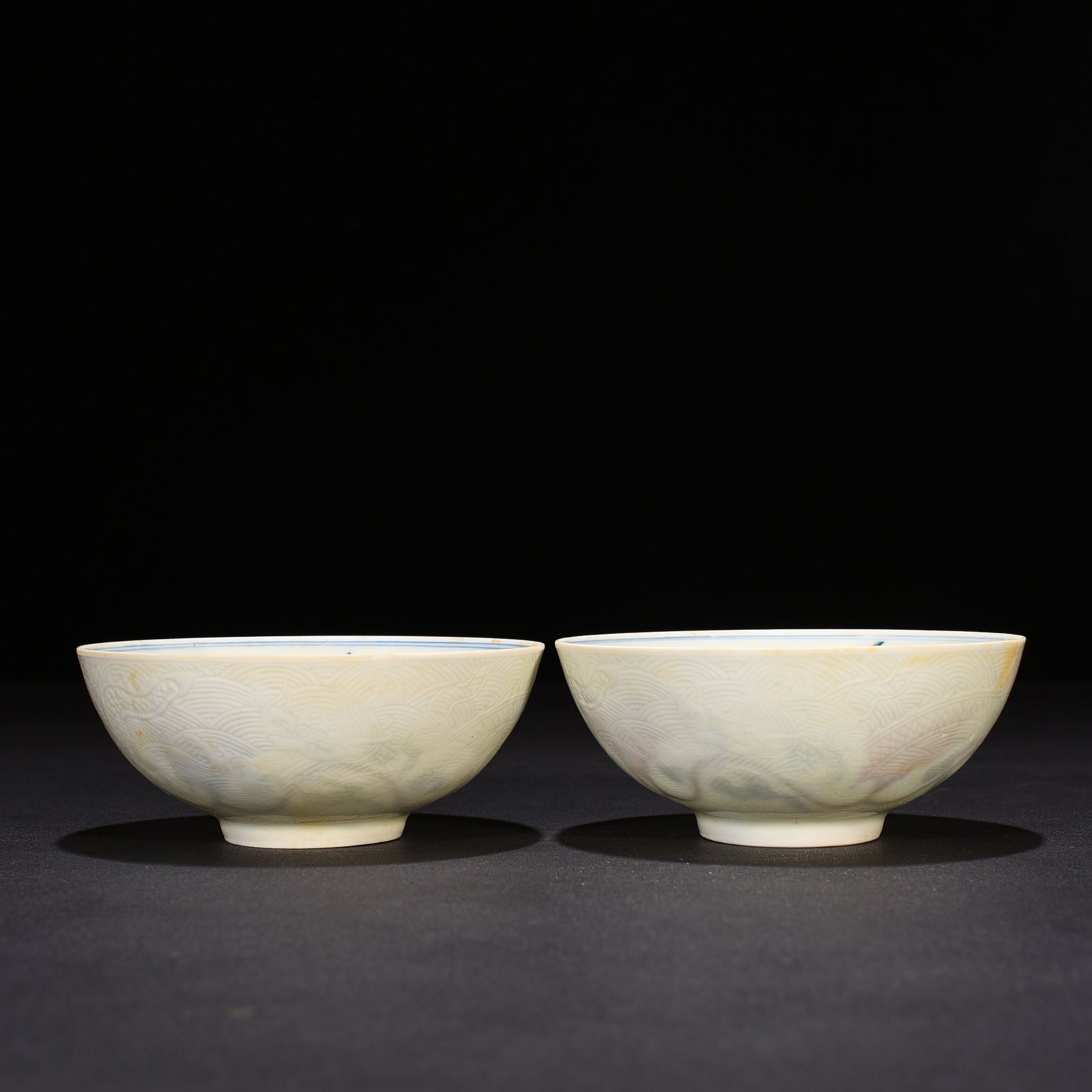 Ming Dynasty Chenghua floral okra thin bowl